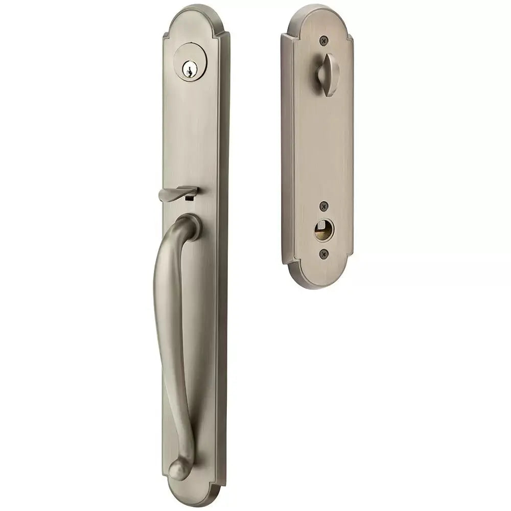 Emtek Single Cylinder Wilmington Tubular Entry Lever Handleset by Emtek