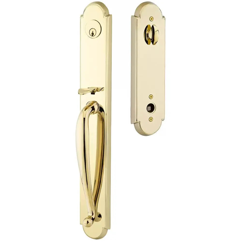 Emtek Single Cylinder Wilmington Tubular Entry Lever Handleset by Emtek