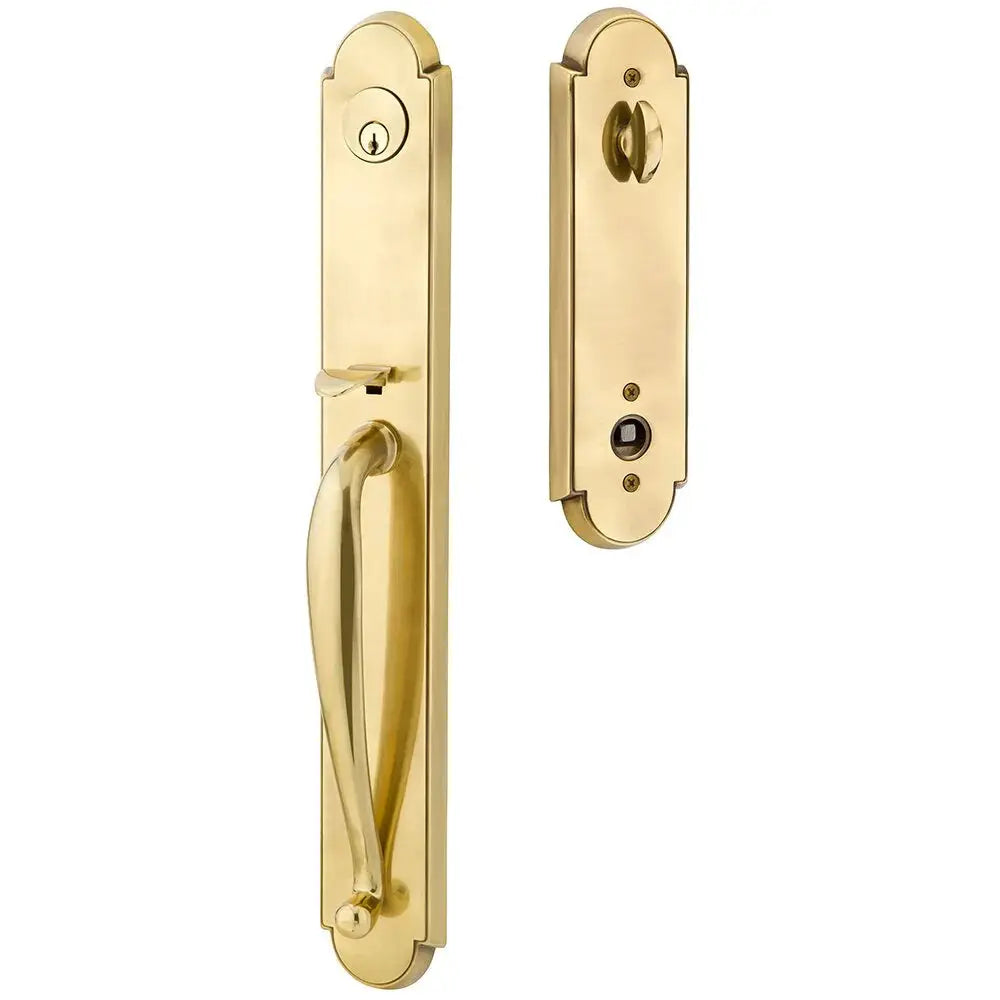 Emtek Single Cylinder Wilmington Tubular Entry Lever Handleset by Emtek