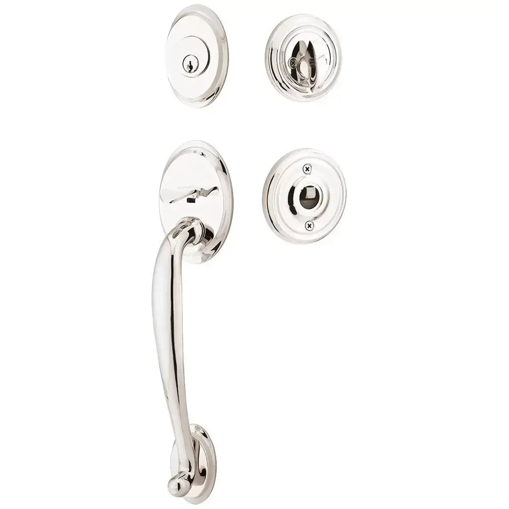 Emtek Single Cylinder Saratoga Tubular Entry Lever Handleset by Emtek