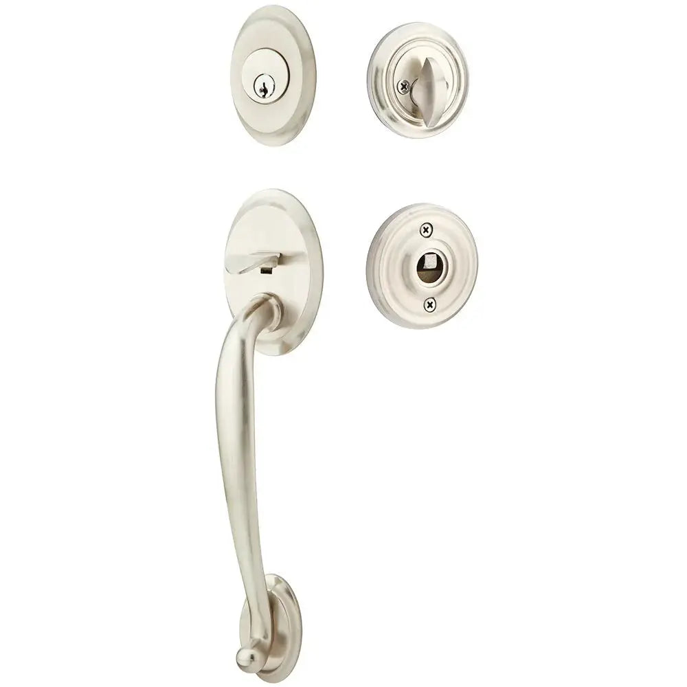 Emtek Single Cylinder Saratoga Tubular Entry Lever Handleset by Emtek