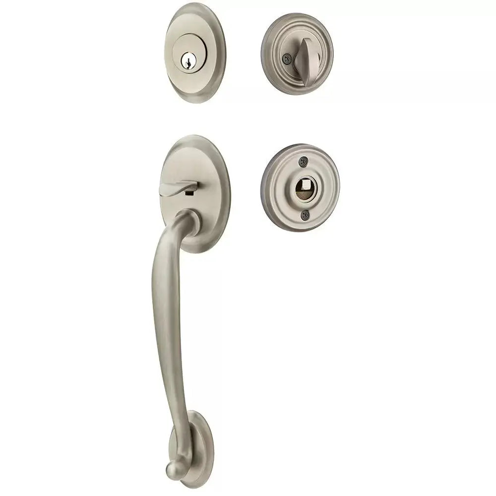 Emtek Single Cylinder Saratoga Tubular Entry Lever Handleset by Emtek