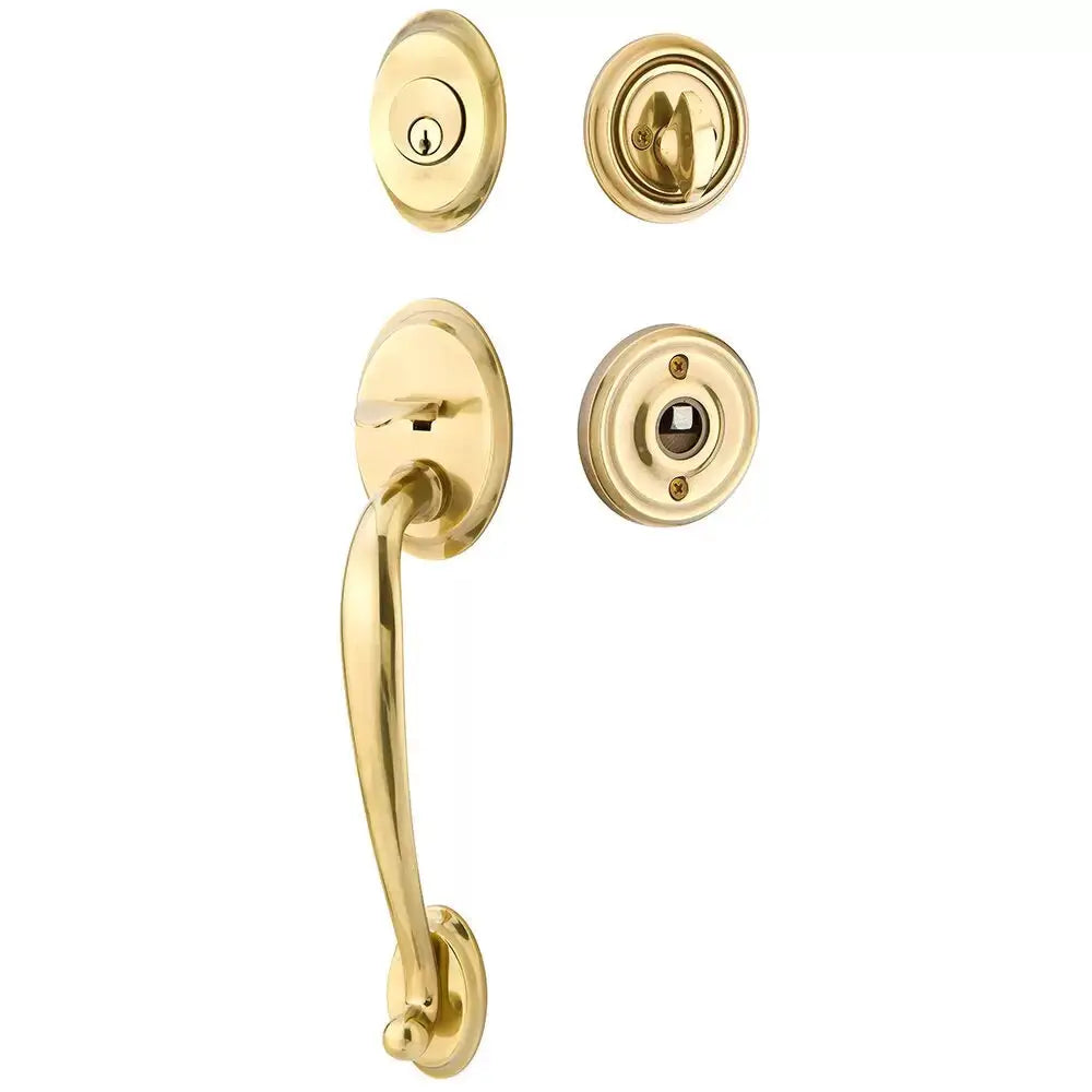 Emtek Single Cylinder Saratoga Tubular Entry Lever Handleset by Emtek