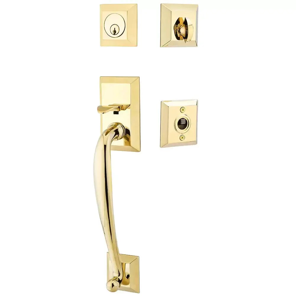 Emtek Single Cylinder Franklin Tubular Entry Lever Handleset by Emtek