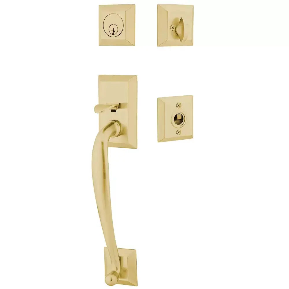 Emtek Single Cylinder Franklin Tubular Entry Lever Handleset by Emtek