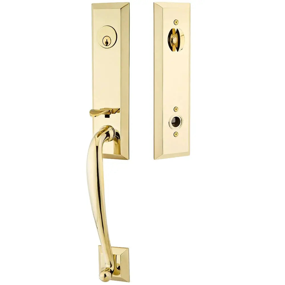 Emtek Single Cylinder Adams Tubular Entry Lever Handleset by Emtek