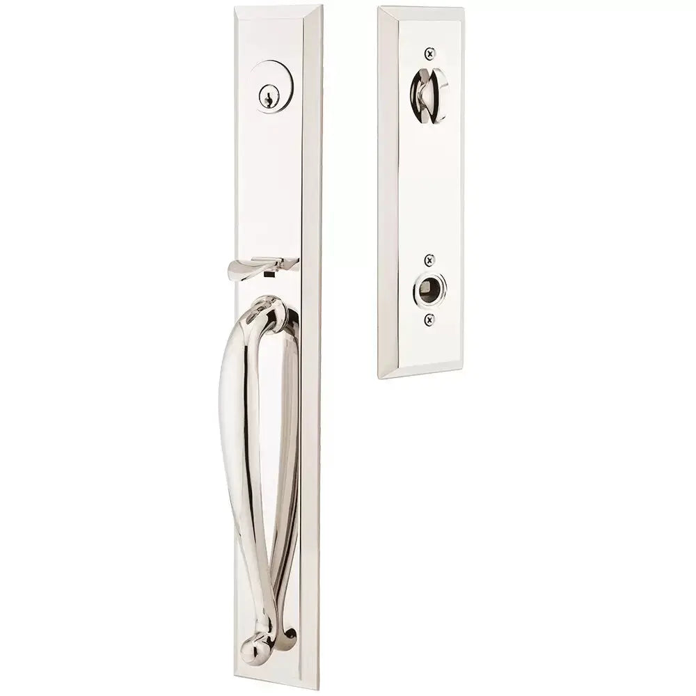 Emtek Single Cylinder Jefferson Tubular Entry Lever Handleset by Emtek