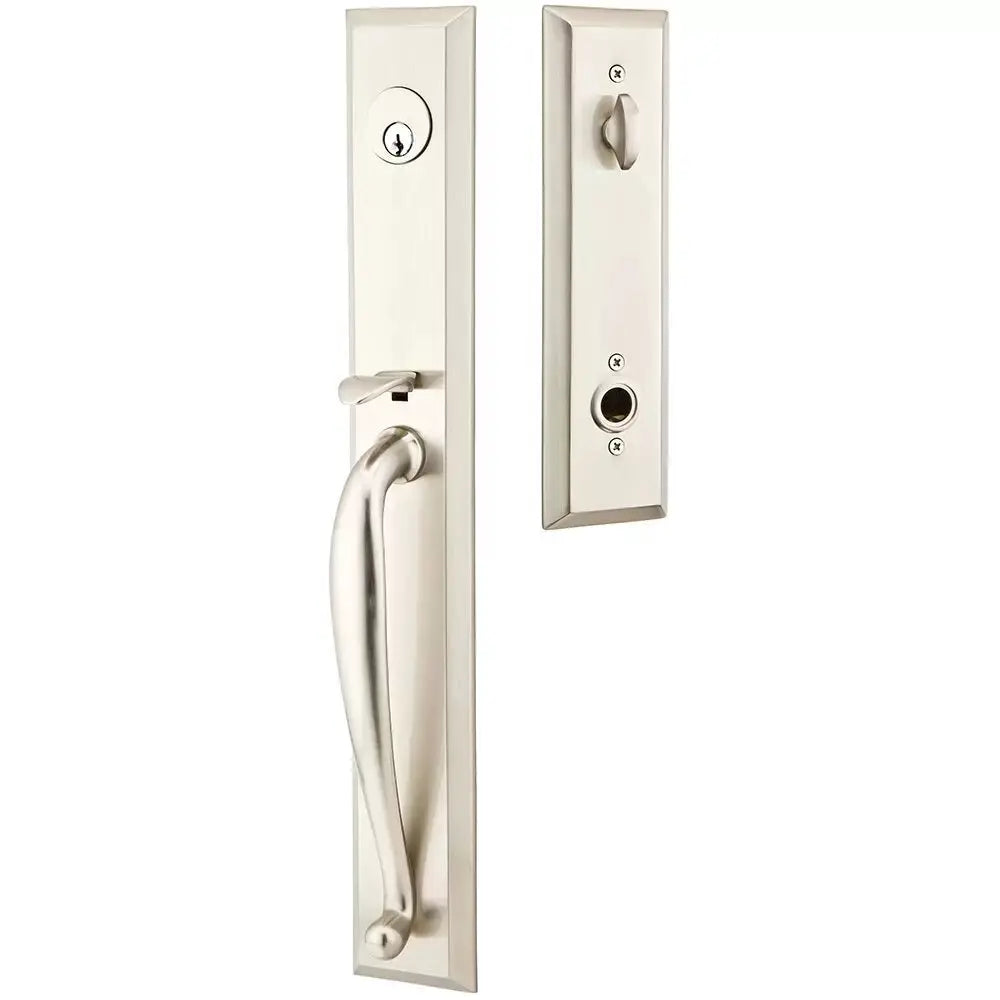 Emtek Single Cylinder Jefferson Tubular Entry Lever Handleset by Emtek