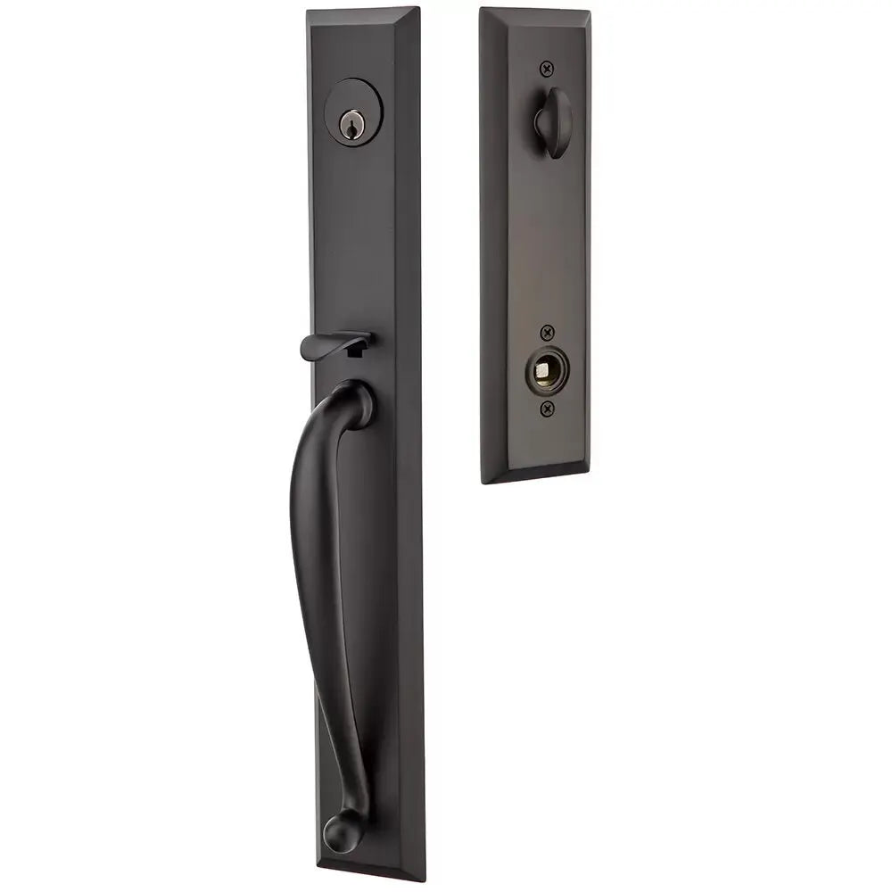 Emtek Single Cylinder Jefferson Tubular Entry Lever Handleset by Emtek