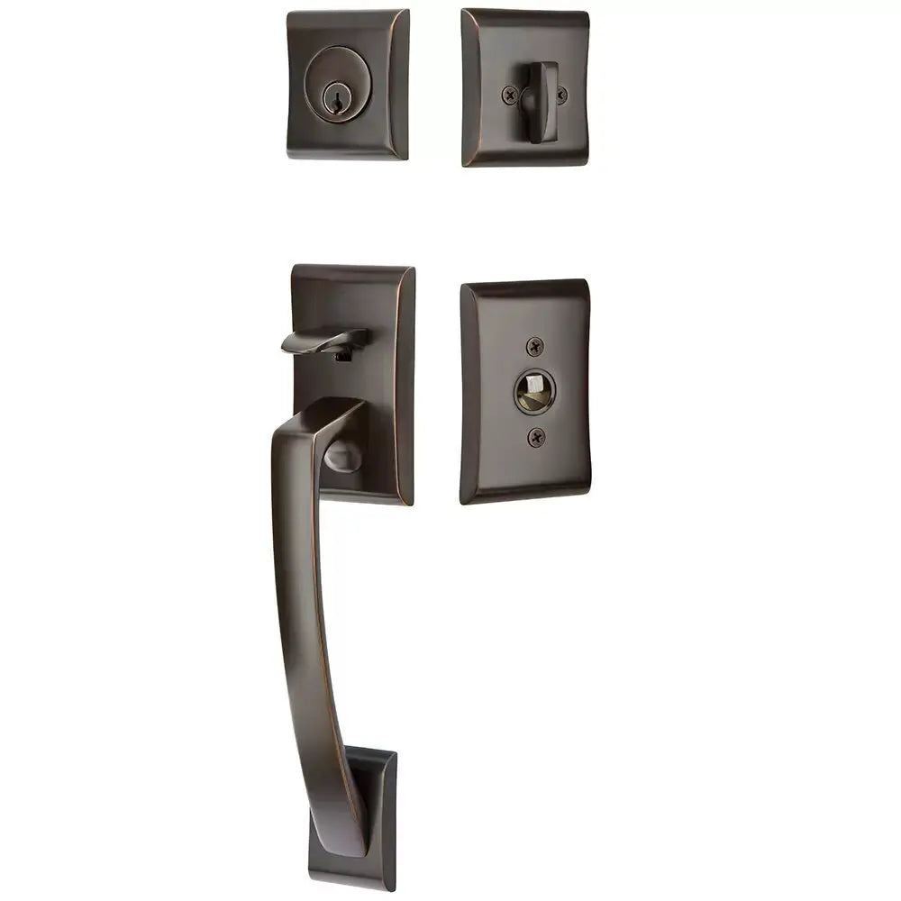 Emtek Single Cylinder Ares Tubular Entry Knob Handleset by Emtek