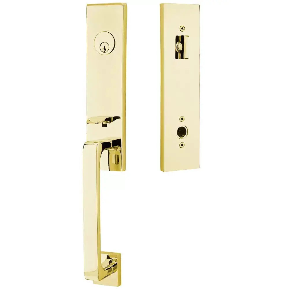 Emtek Single Cylinder Davos Tubular Entry Lever Handleset by Emtek