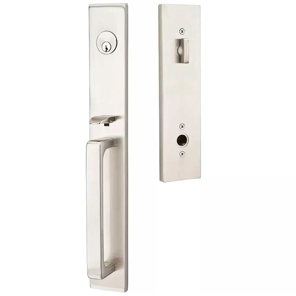 Emtek Single Cylinder Lausanne Tubular Entry Lever Handleset by Emtek