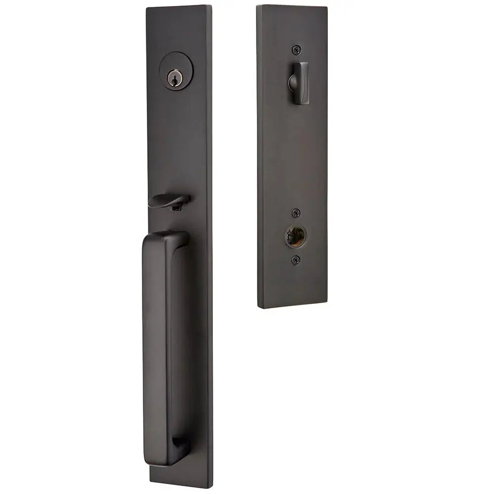 Emtek Single Cylinder Lausanne Tubular Entry Lever Handleset by Emtek