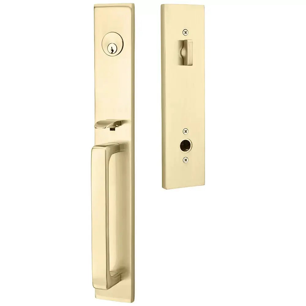 Emtek Single Cylinder Lausanne Tubular Entry Lever Handleset by Emtek