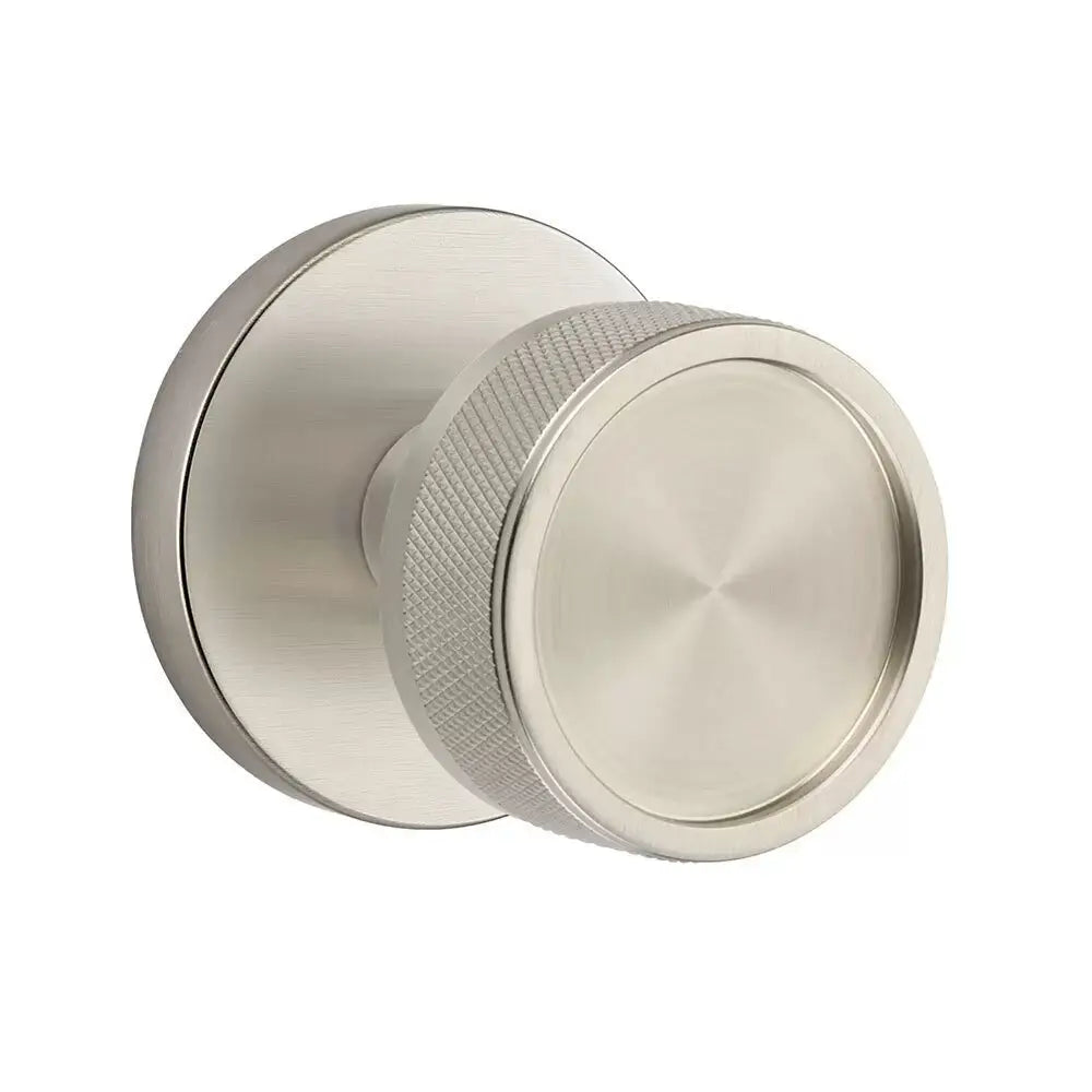 Emtek Knurled Knob with Disk Rosette and Conical Stem by Emtek