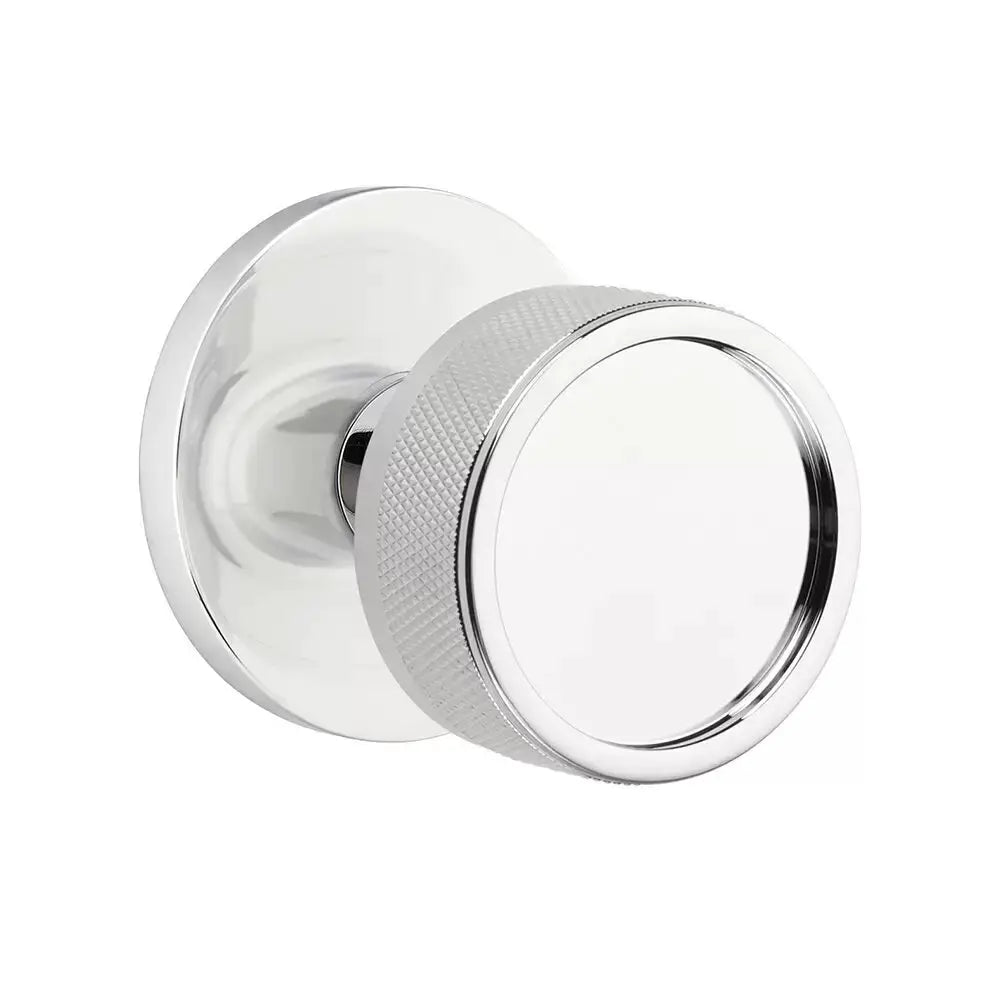 polished chrome knob