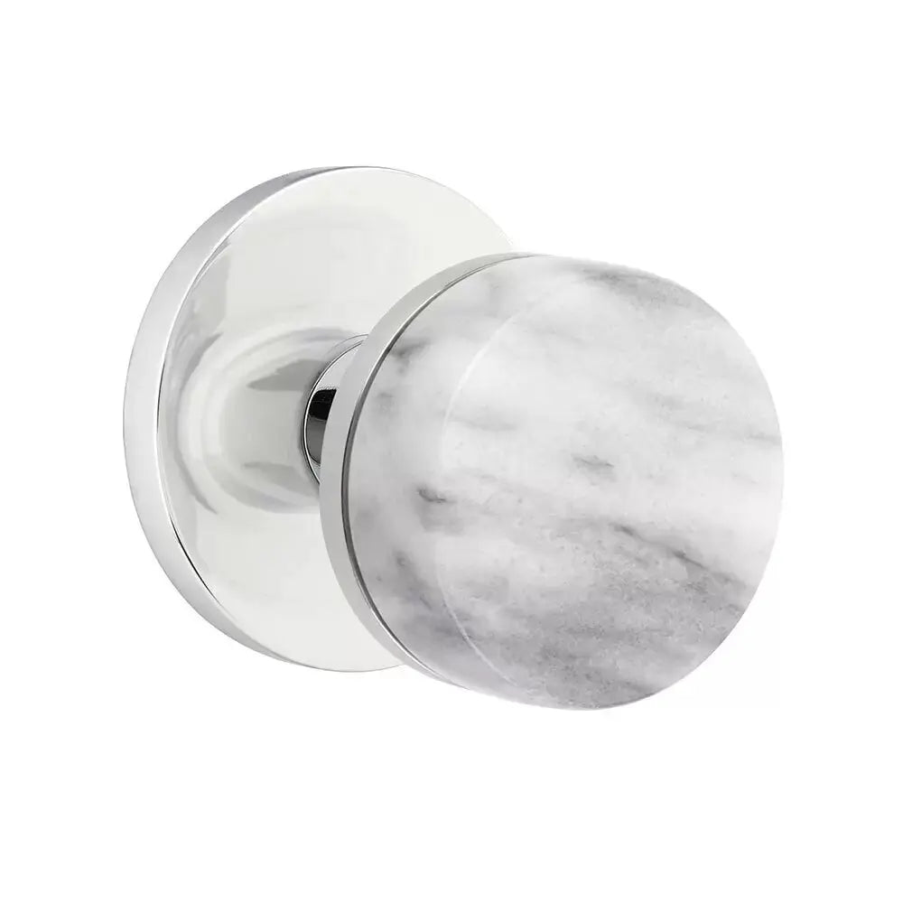 polished chrome knob