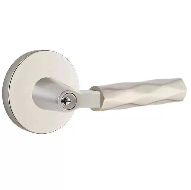 Emtek Tribeca Lever with L-Square Stem and Disc Rose by Emtek