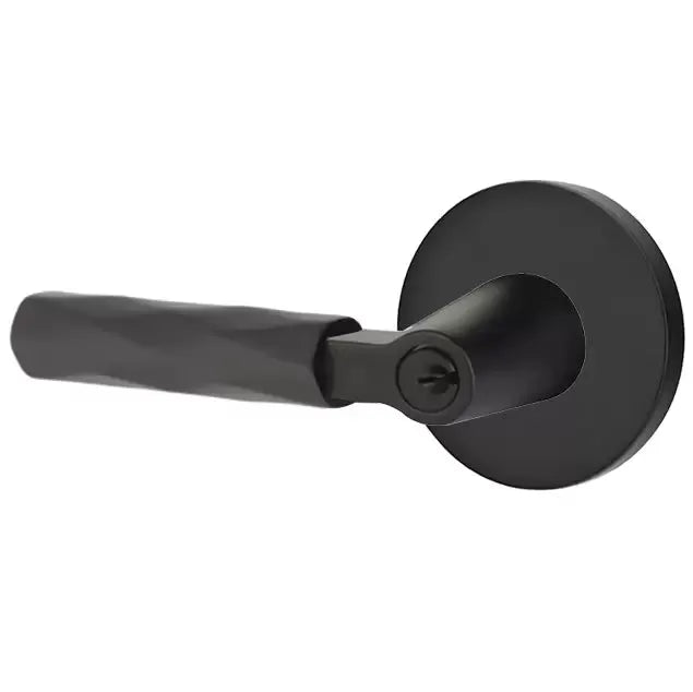 Emtek Tribeca Lever with L-Square Stem and Disc Rose by Emtek
