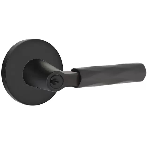 Emtek Tribeca Lever with L-Square Stem and Disc Rose by Emtek