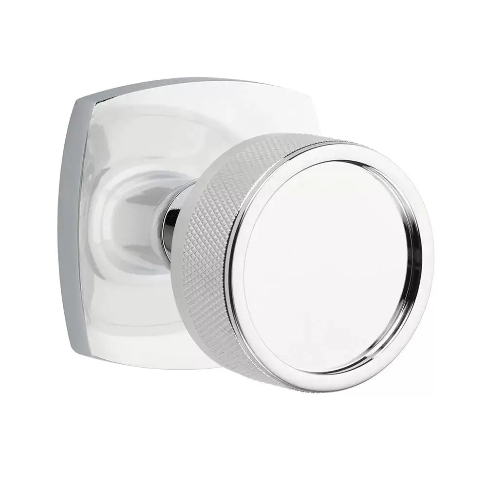 polished chrome knob