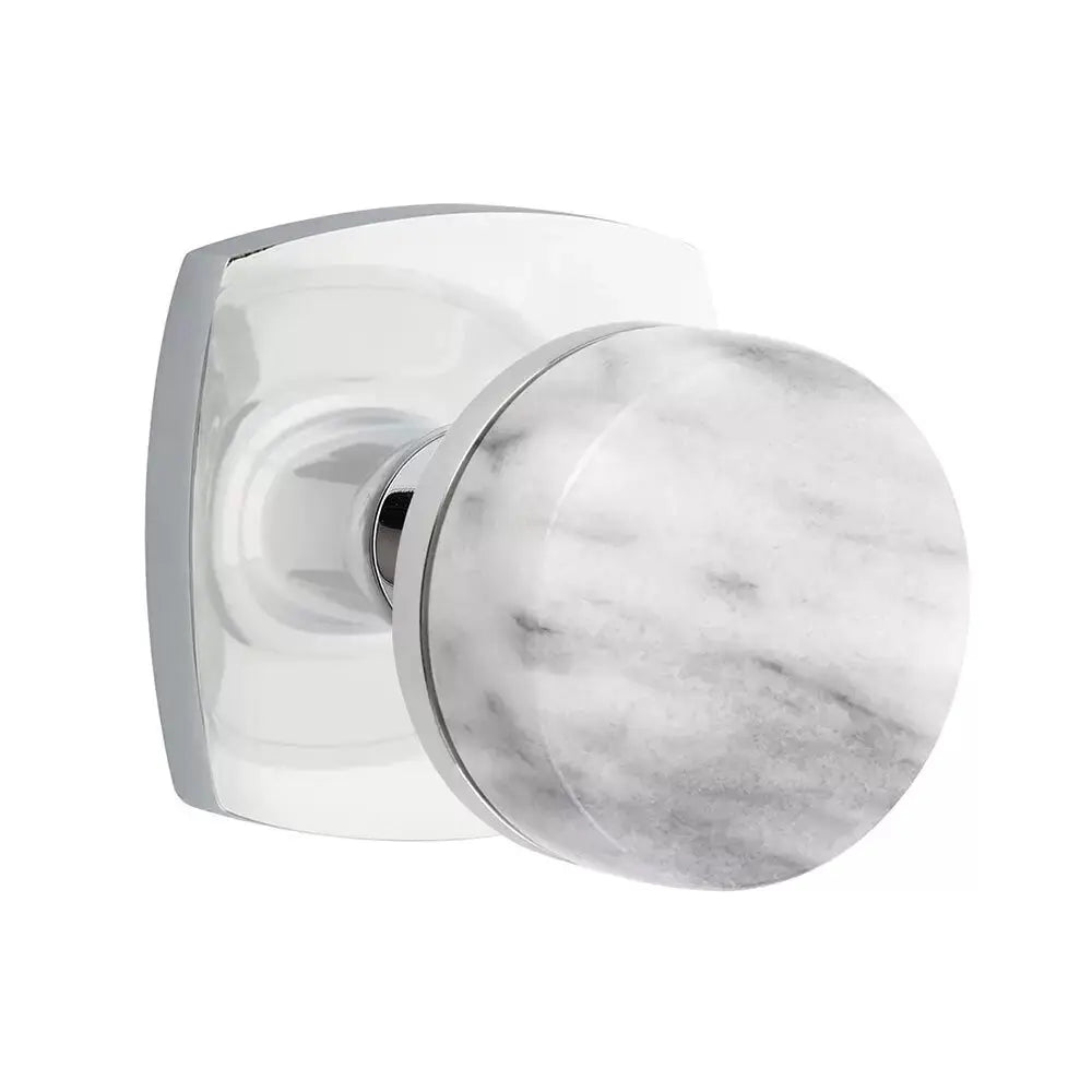 polished chrome knob