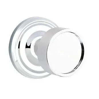 polished chrome door knob