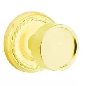 Emtek Verve Door Knob with Rope Rose by Emtek