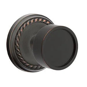 Emtek Verve Door Knob with Rope Rose by Emtek