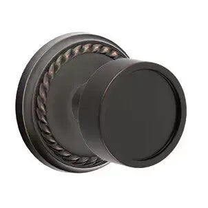 Emtek Verve Door Knob with Rope Rose by Emtek