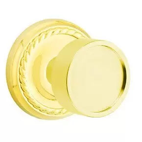 Emtek Verve Door Knob with Rope Rose by Emtek