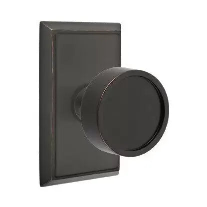 Emtek Verve Door Knob with Rectangular Rose by Emtek