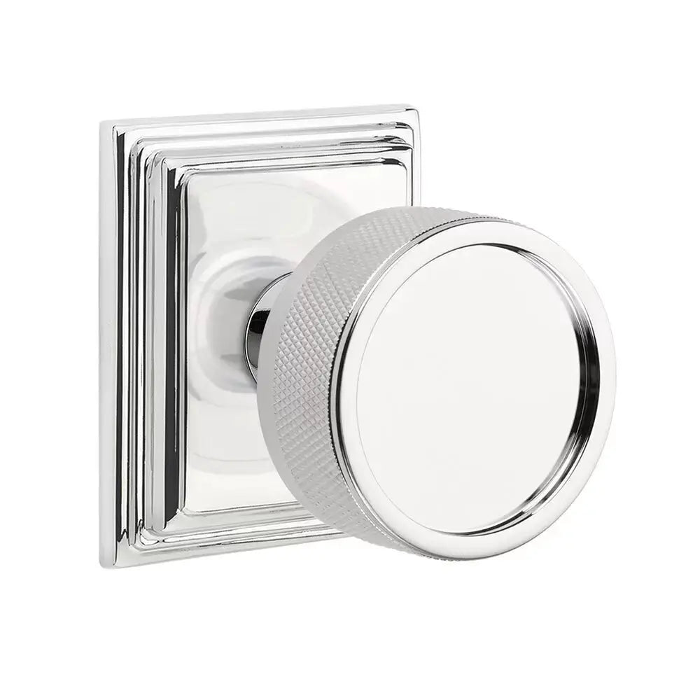 polished chrome knob