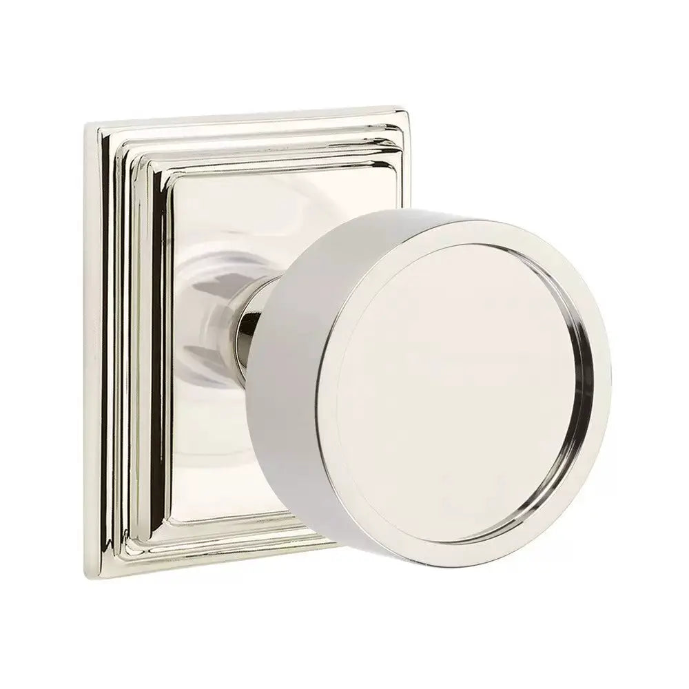 Emtek Verve Door Knob with Wilshire Rose by Emtek