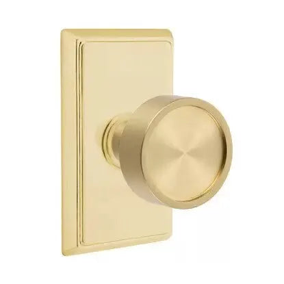 Emtek Verve Door Knob with Rectangular Rose by Emtek