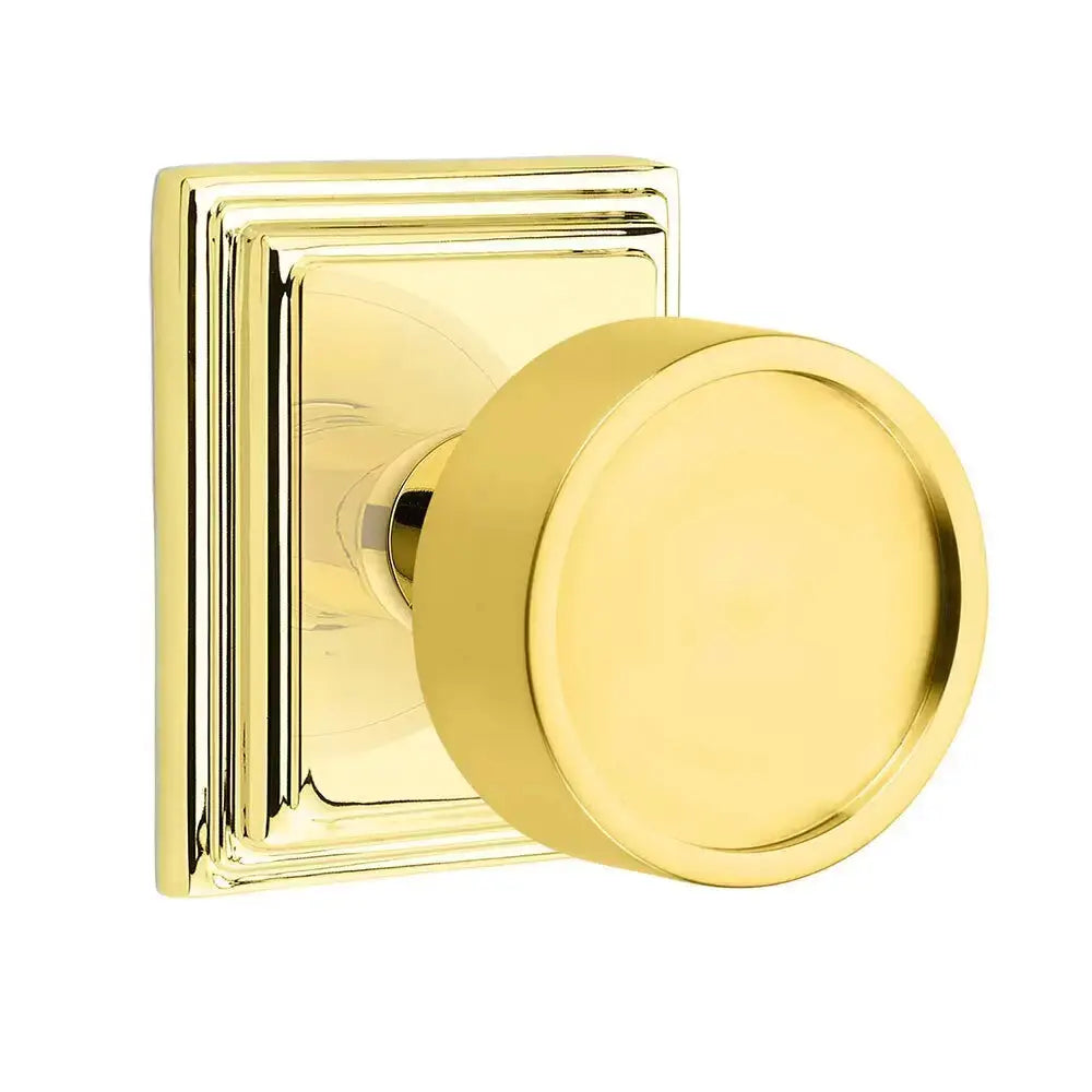 Emtek Verve Door Knob with Wilshire Rose by Emtek