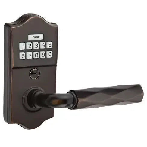 Emtek Classic - R-Bar Tribeca Lever Electronic Keypad Lock by Emtek