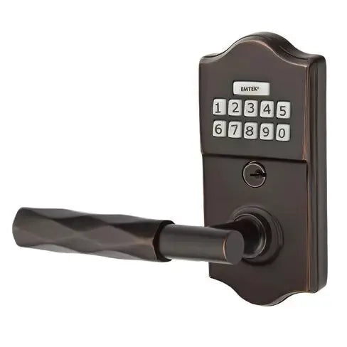 Emtek Classic - T-Bar Tribeca Lever Electronic Keypad Lock by Emtek