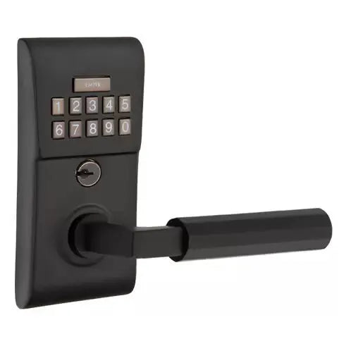 Emtek Modern - L-Square Faceted Lever Electronic Keypad Lock by Emtek