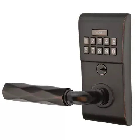 Emtek Modern - R-Bar Tribeca Lever Electronic Keypad Lock by Emtek