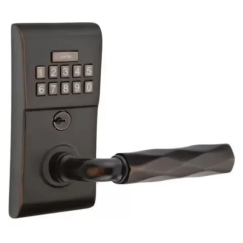 Emtek Modern - R-Bar Tribeca Lever Electronic Keypad Lock by Emtek