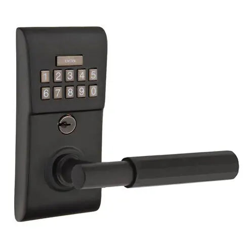Emtek Modern - T-Bar Faceted Lever Electronic Keypad Lock by Emtek