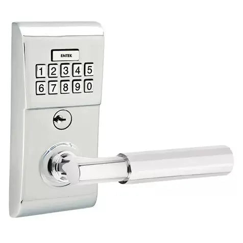 Emtek Modern - T-Bar Faceted Lever Electronic Keypad Lock by Emtek