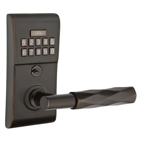 Emtek Modern - T-Bar Tribeca Lever Electronic Keypad Lock by Emtek