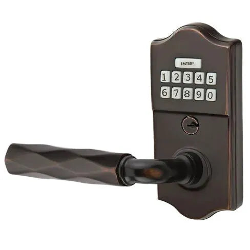 Emtek Modern - R-Bar Tribeca Lever Electronic Keypad Lock by Emtek