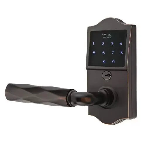 Emtek Emtouch Classic - R-Bar Tribeca Lever Electronic Touchscreen Lock by Emtek