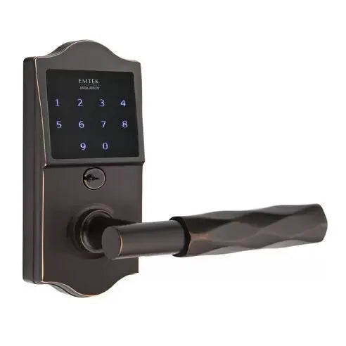 Emtek Emtouch Classic - T-Bar Tribeca Lever Electronic Touchscreen Lock by Emtek