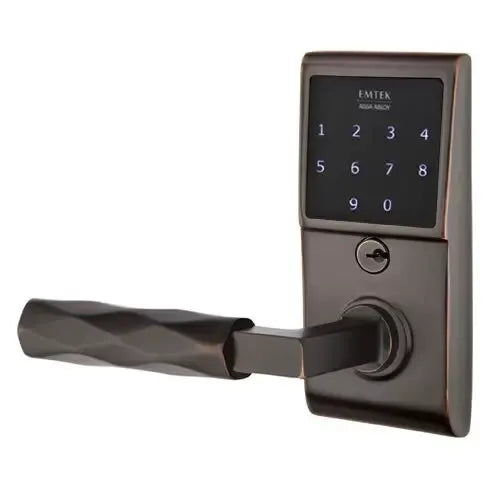 Emtek Emtouch - L-Square Tribeca Lever Electronic Touchscreen Lock by Emtek