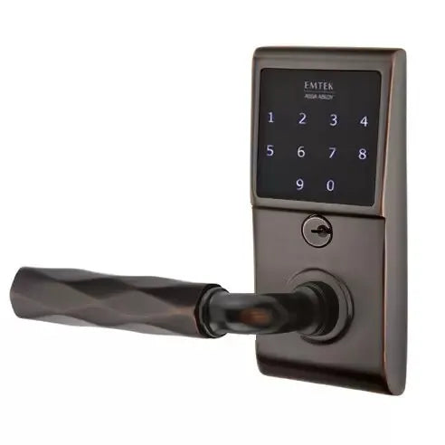 Emtek Emtouch - R-Bar Tribeca Lever Electronic Touchscreen Lock by Emtek