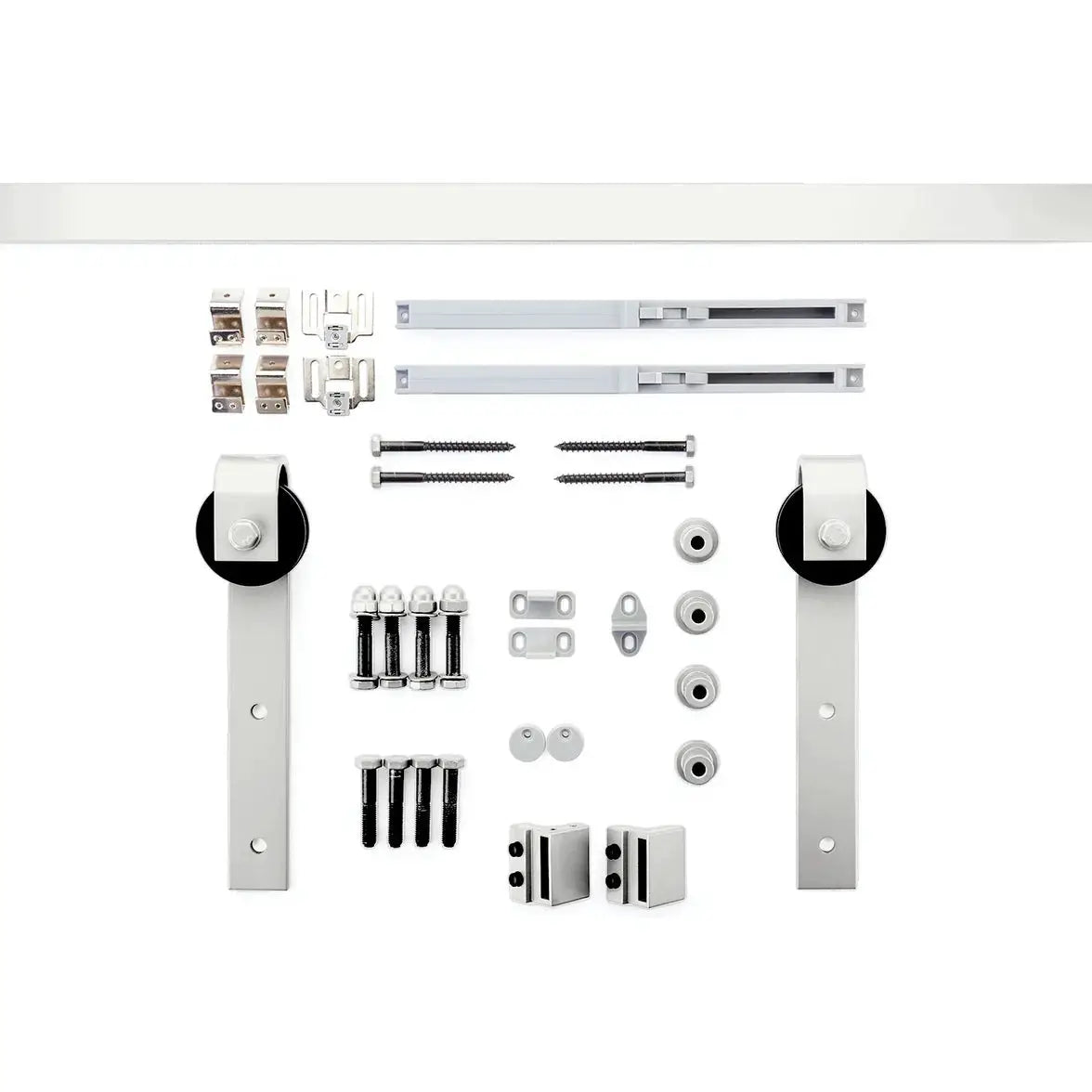 Emtek 72" Barn Door Flat Track Hardware Kit with Soft Open/Close System by Emtek